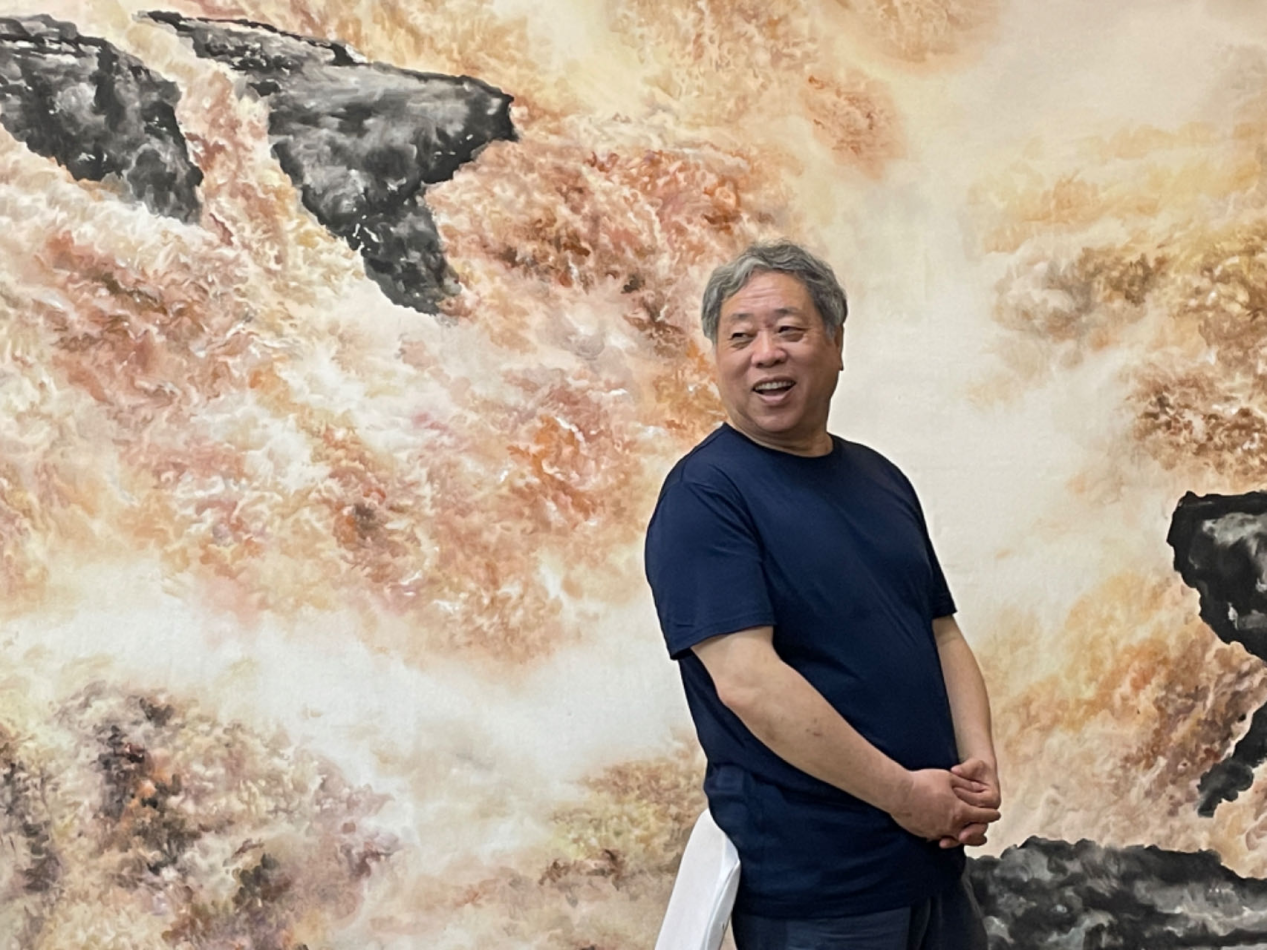 陈亚非水墨人物展今天在浙江鄞州书画院开展-图片3