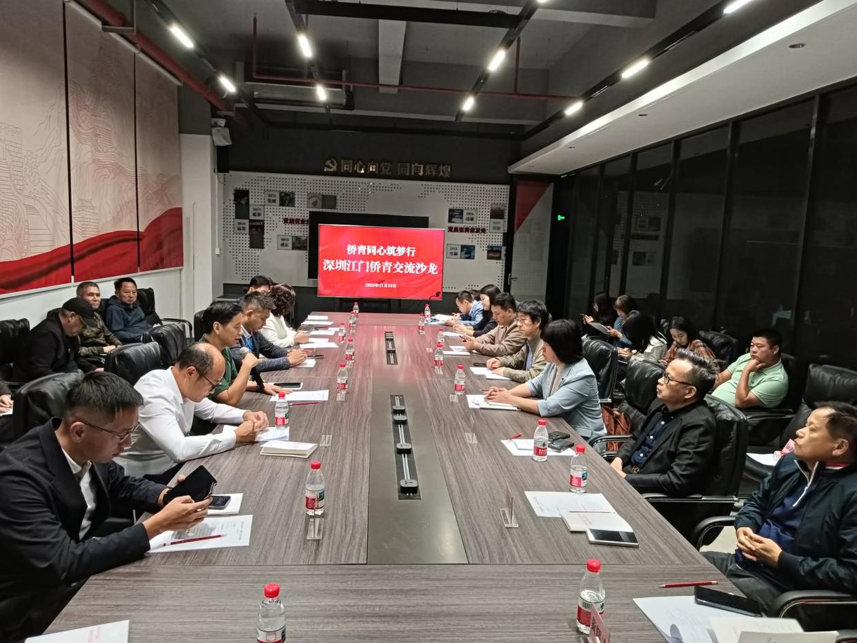 「侨界新闻」深圳龙岗侨青考察团到访江门-图片3