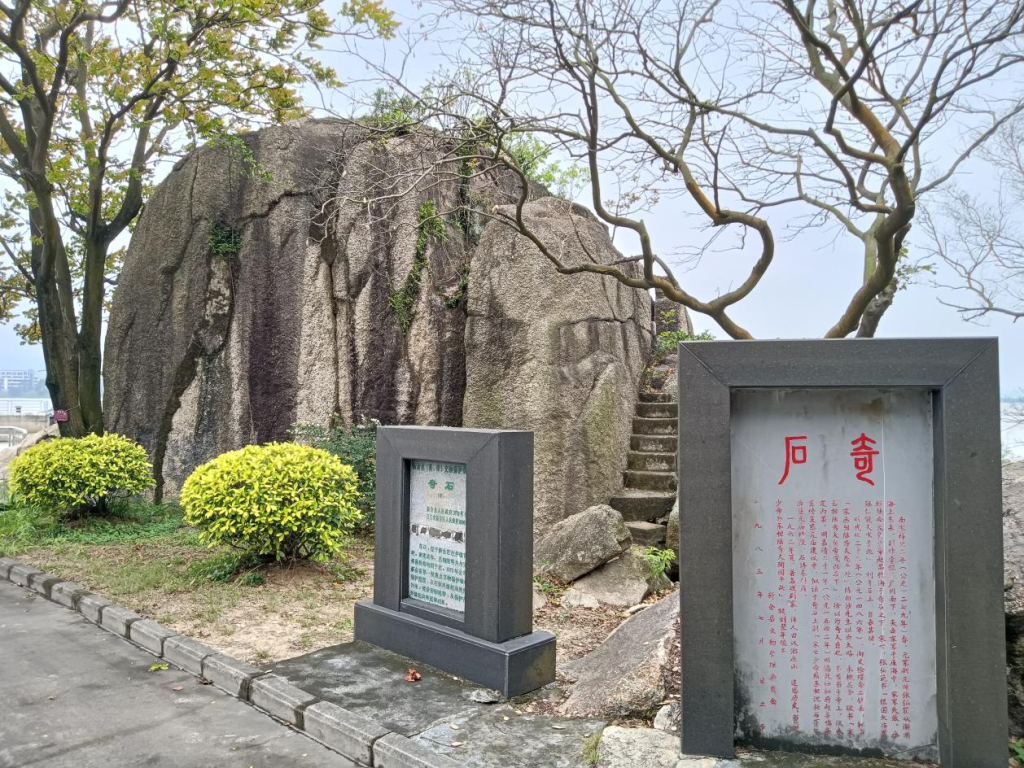 「侨乡风物」银洲湖畔访奇石-图片1