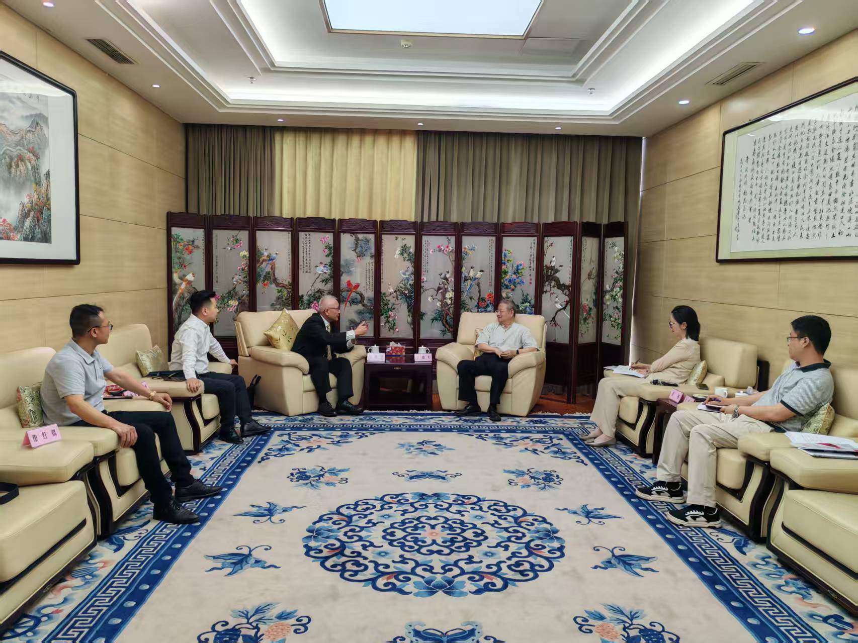 春晖映赤忱 共话两岸情——汪毅夫在京接见共工新闻社代表团-图片1