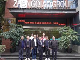 世界华文大众传播媒体基金会主席姜柳均欢迎巴西青田同乡总会监事长张海群访川