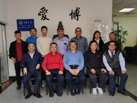 原全国政协常委李崴参加湾黄会江门组新春座谈会