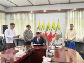 中缅经济合作与发展促进会与缅甸战略与国际问题研究所签约